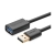 Niebieskie wkładki USB 3.0 we wtyku i gnieździe przedłużacza UGREEN US129