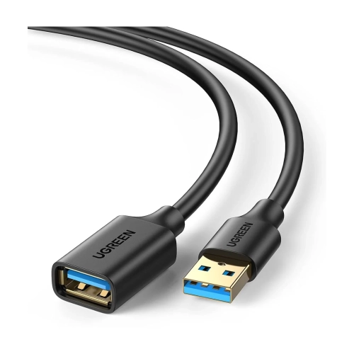 Przedłużacz USB 3.0 UGREEN US129 3 m z pozłacanym wtykiem i gniazdem USB-A