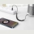 Odbiornik UGREEN 70601B zasilany z listwy USB i podłączony do głośnika