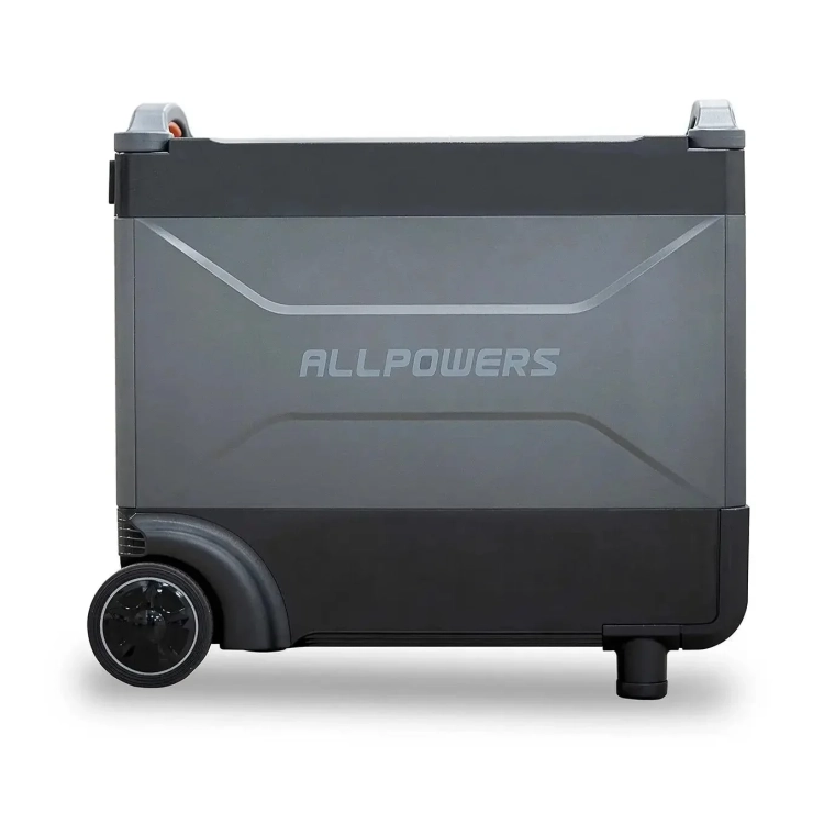 Bok stacji ALLPOWERS R4000 z kółkami transportowymi