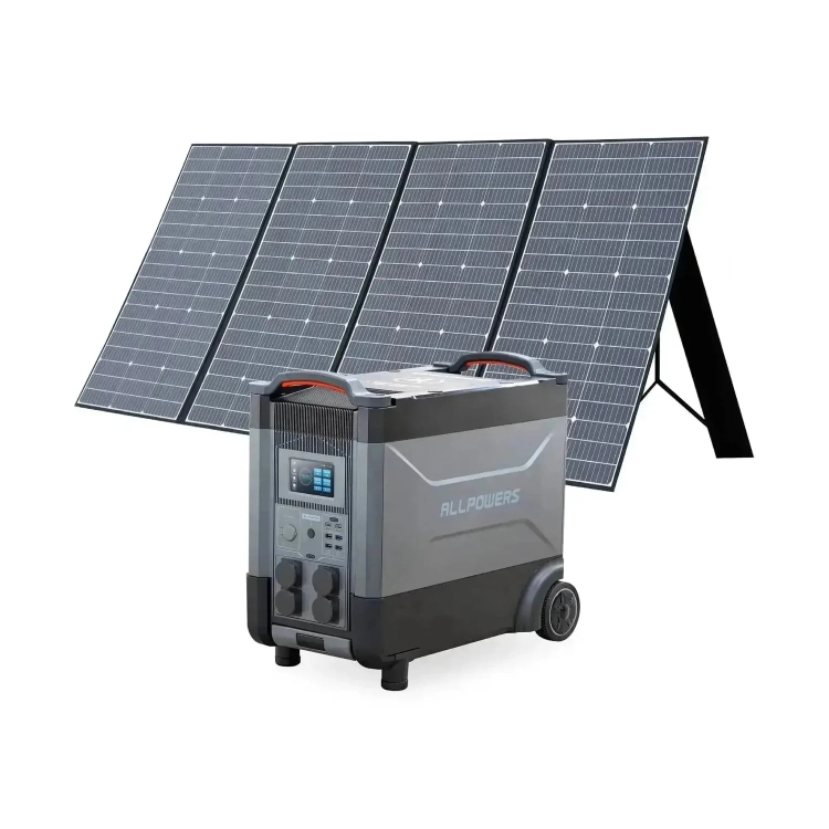 ALLPOWERS R4000 ładowana z rozłożonego panelu słonecznego ALLPOWERS