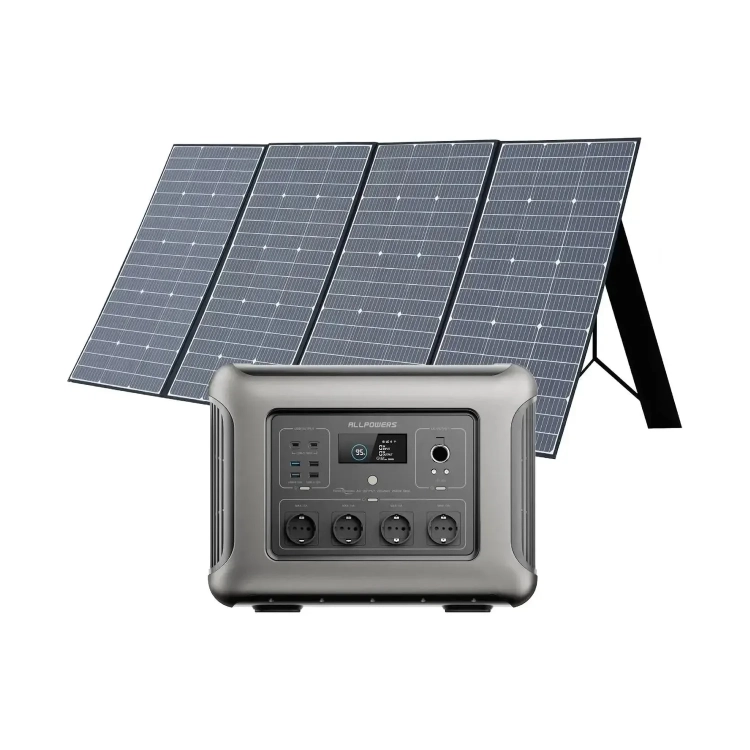 ALLPOWERS R2500 V2 ładowana z rozłożonego panelu słonecznego ALLPOWERS