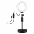 Lampa pierścieniowa LED PULUZ 12 cm na statywie biurkowym z kablem USB