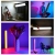 Lampa LED RGB PULUZ PU4139 tuba 30 cm przykłady oświetlenia scen w kolorach