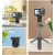 Magnetyczna szybkozłączka PULUZ PU727B do DJI Osmo Action z kamerą przy aparacie i na kiju