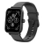 Smartwatch COLMI P81 czarny z prostokątnym ekranem 1,9 cala, widok z boku