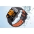 Czarny smartwatch COLMI P86 w kroplach wody, odporność 1 ATM