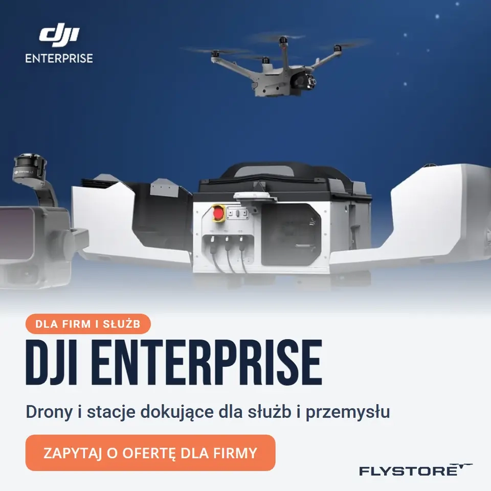 DJI Enterprise – drony i stacja dokująca Dock 3
