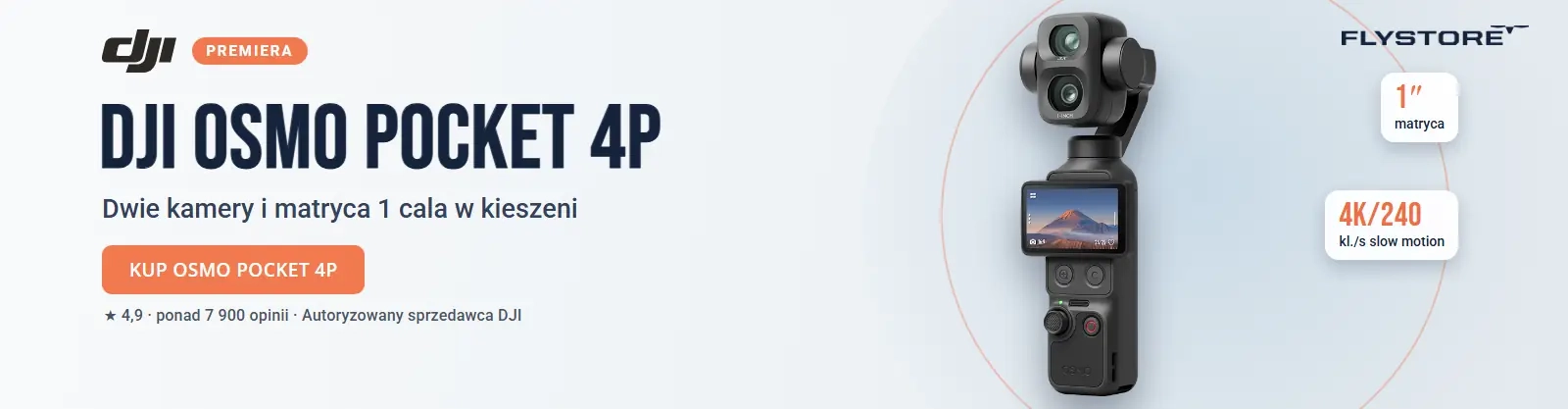 DJI Osmo Pocket 4P – premiera, kamera z gimbalem i matrycą 1 cala