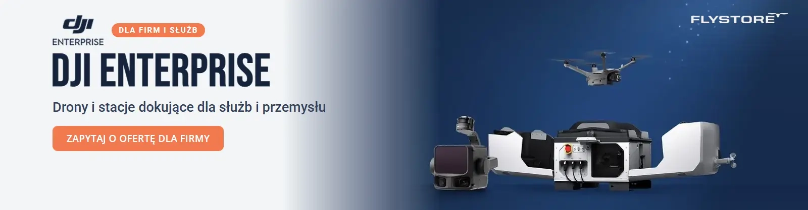 DJI Enterprise – drony i stacja dokująca Dock 3