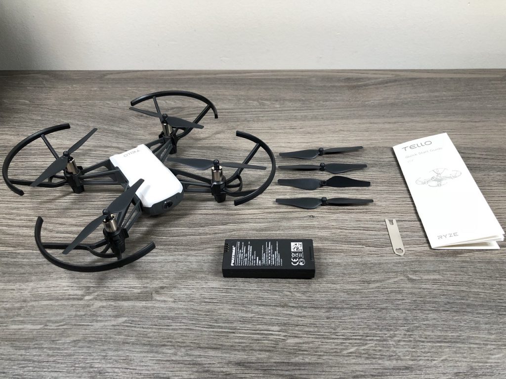 dji ryze tello co w zestawie