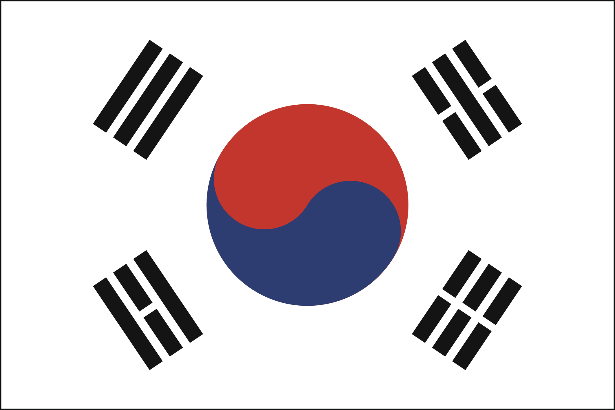 korea południowa flaga