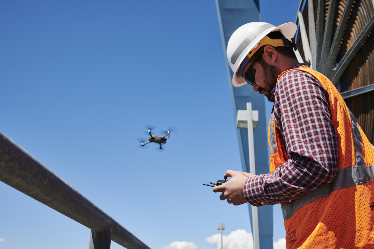 mavic 2 enterprise w locie