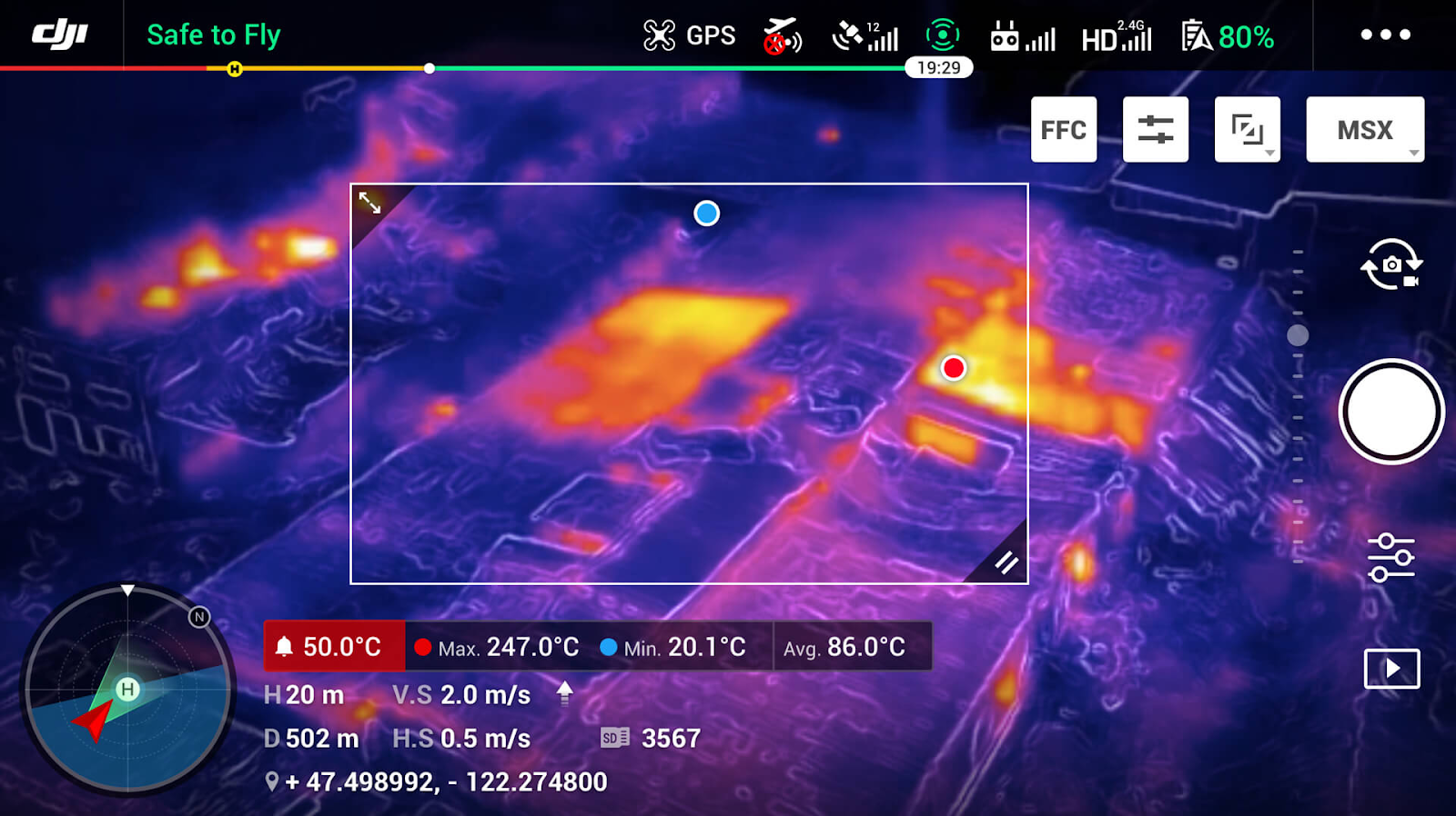 POMIAR POWIERZCHNI DJI MAVIC 2 ENTERPRISE