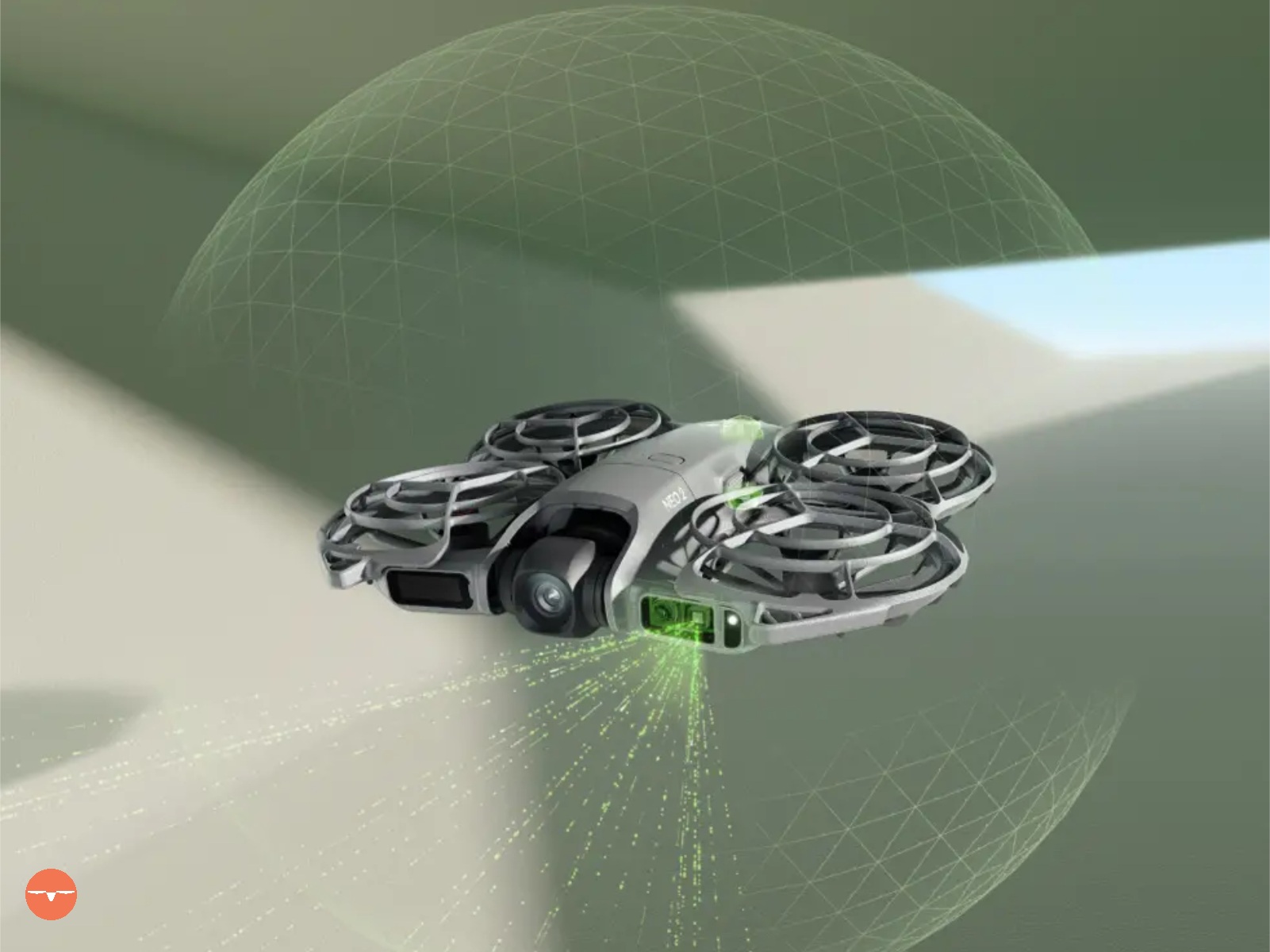 DJI Neo 2 – APAS 5.0: LiDAR z przodu, górne czujniki wizyjne, IR od spodu