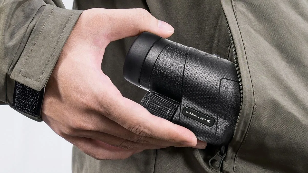 Zawartość zestawu monokularu K&F CONCEPT KF33.090 10x42