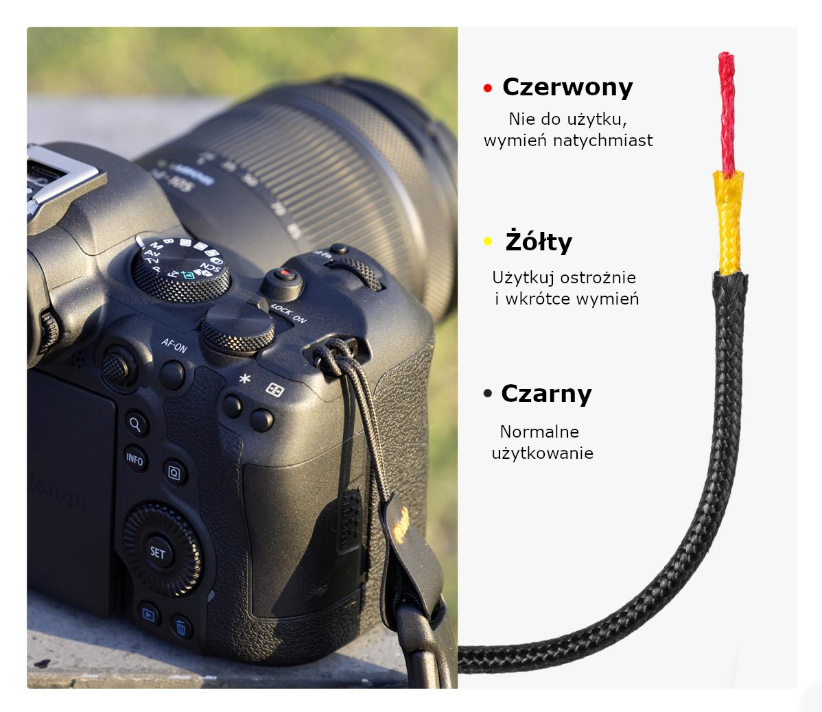 Klamra bezpieczeństwa UTX i mocowanie paska K&F Concept KF13.184