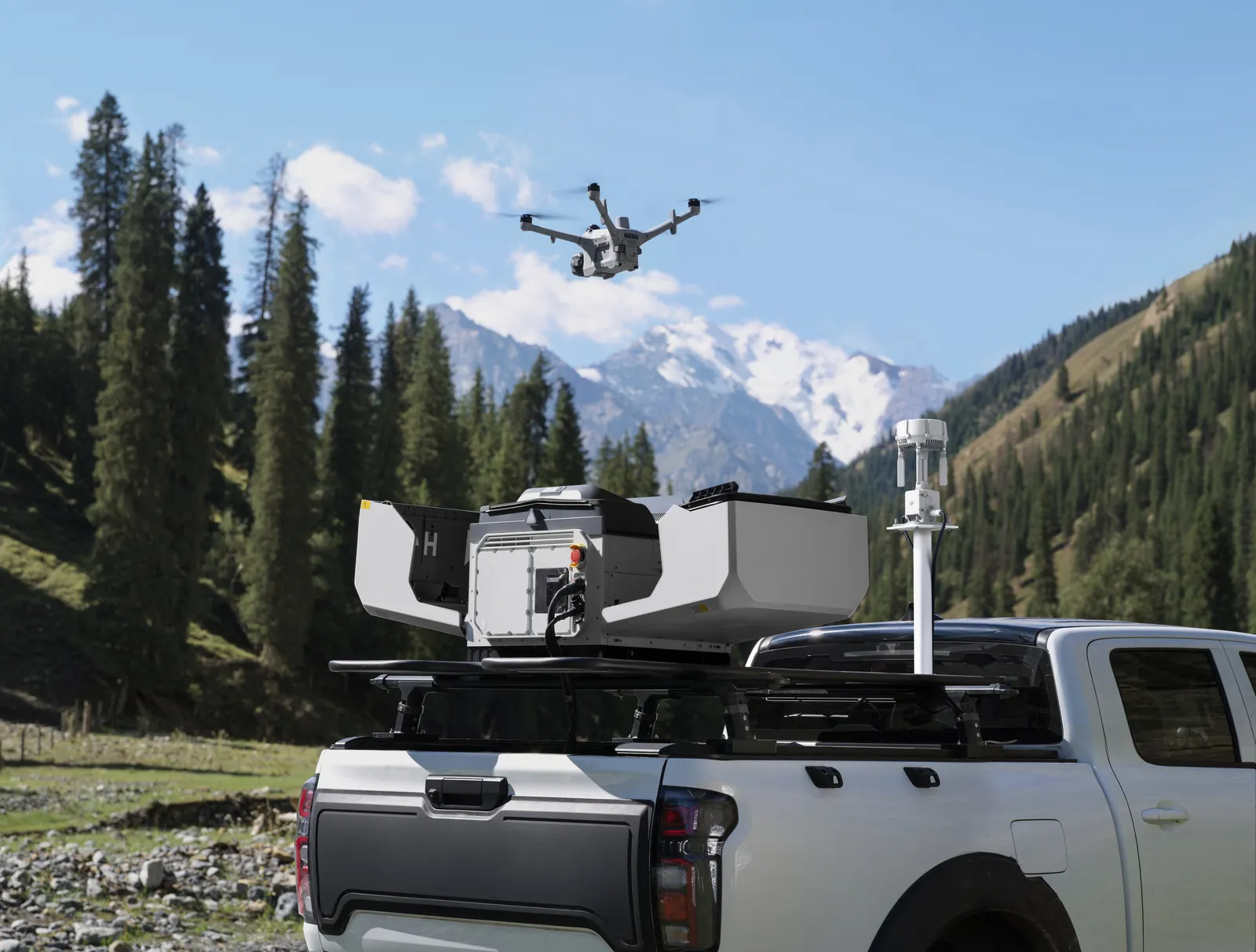 DJI Dock 4 i Matrice 5TD – automatyczna stacja dokująca z wymianą baterii w 25 sekund