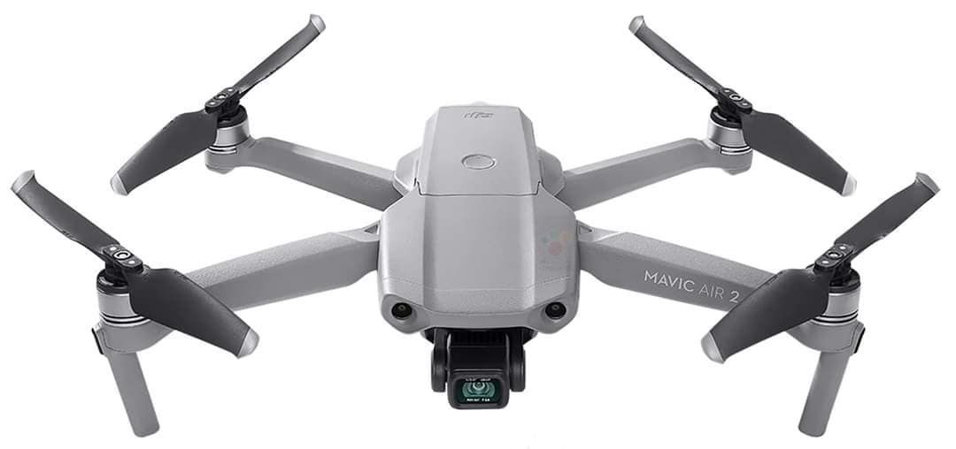 dron dji mavic air 2 rozlozony