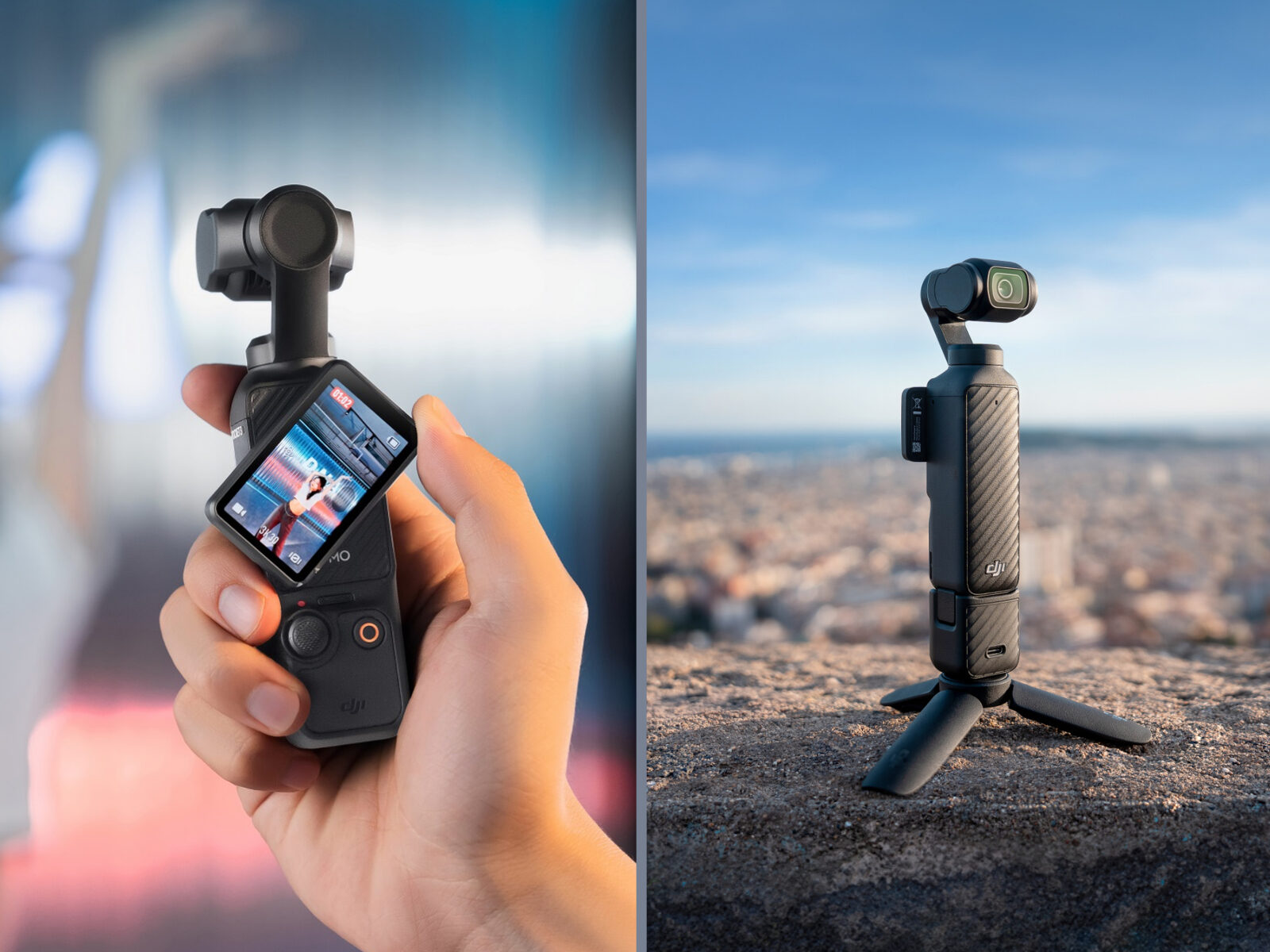 DJI Pocket 4 vs DJI Pocket 3 porównanie kamer kieszonkowych z 3-osiowym gimbalem