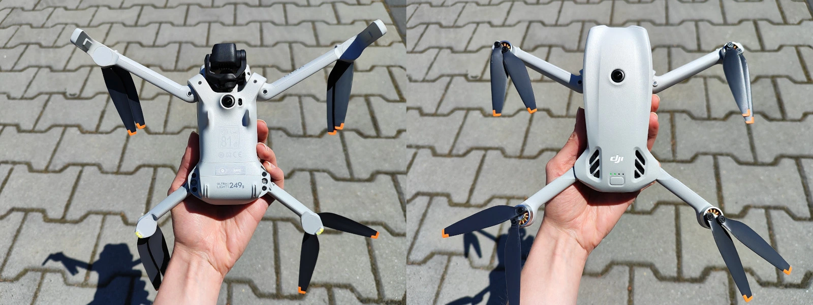 Lekki dron DJI Lito w locie
