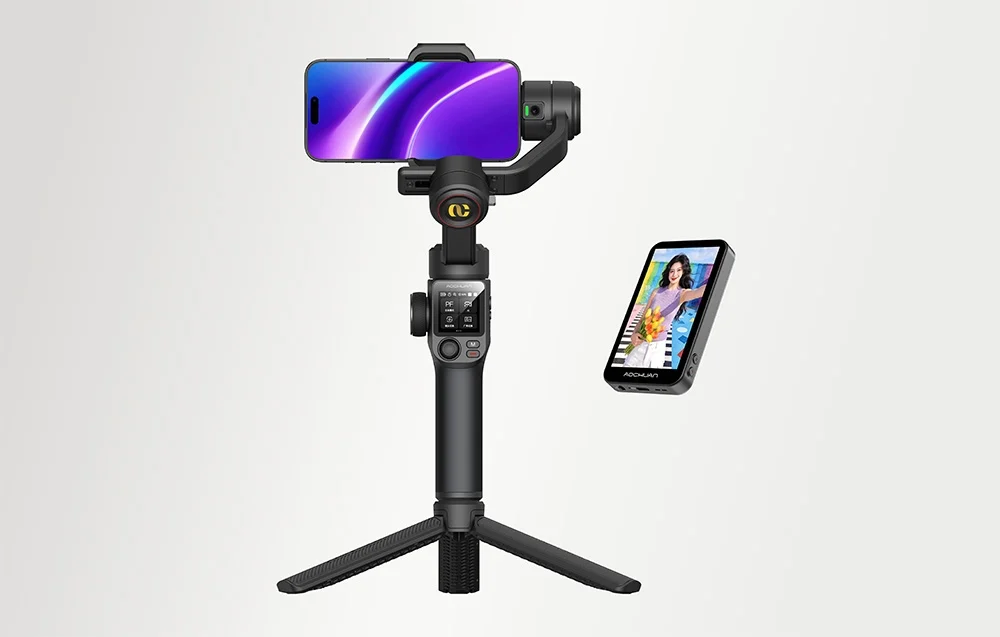 Śledzenie AI 360 stopni w gimbalu AOCHUAN S3