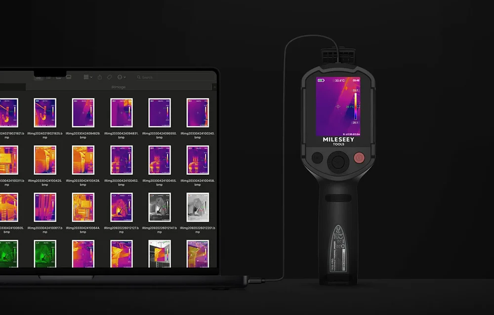 Alarm temperatury i nagrywanie wideo w Mileseey TR20 Pro