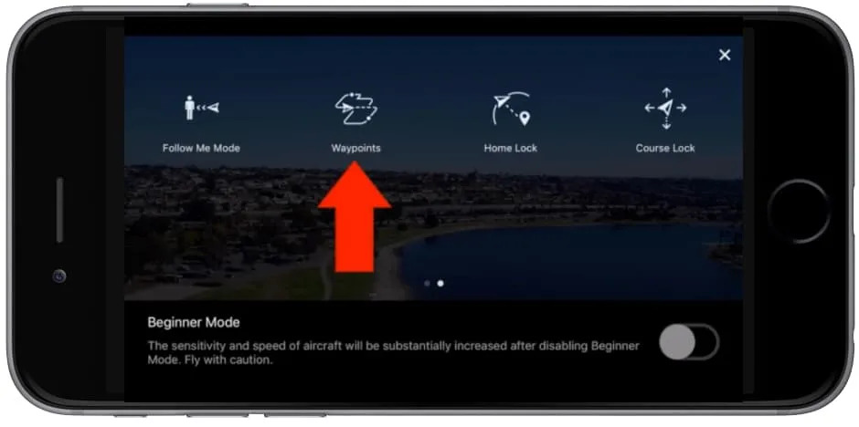 lot po punktach dji aplikacja