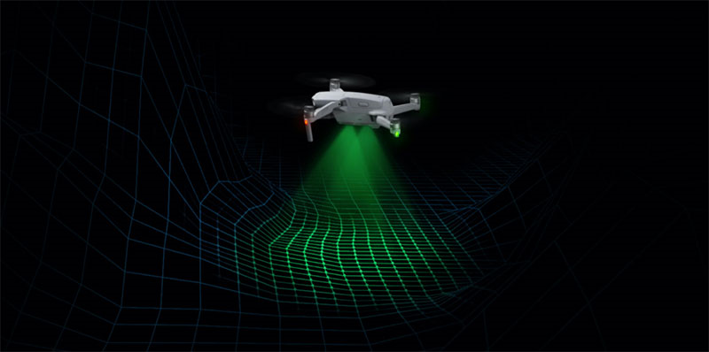 mavic mini czujniki pozycyjne