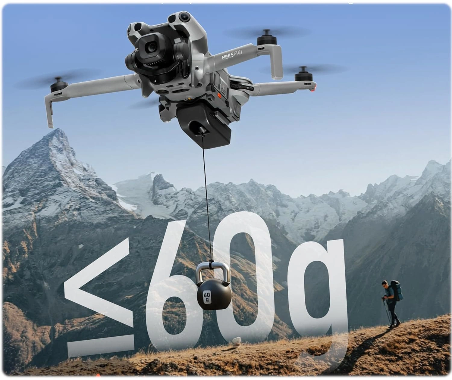 Lekki system zrzutu STARTRC do DJI Mini 5 Pro o udźwigu do 60 gramów