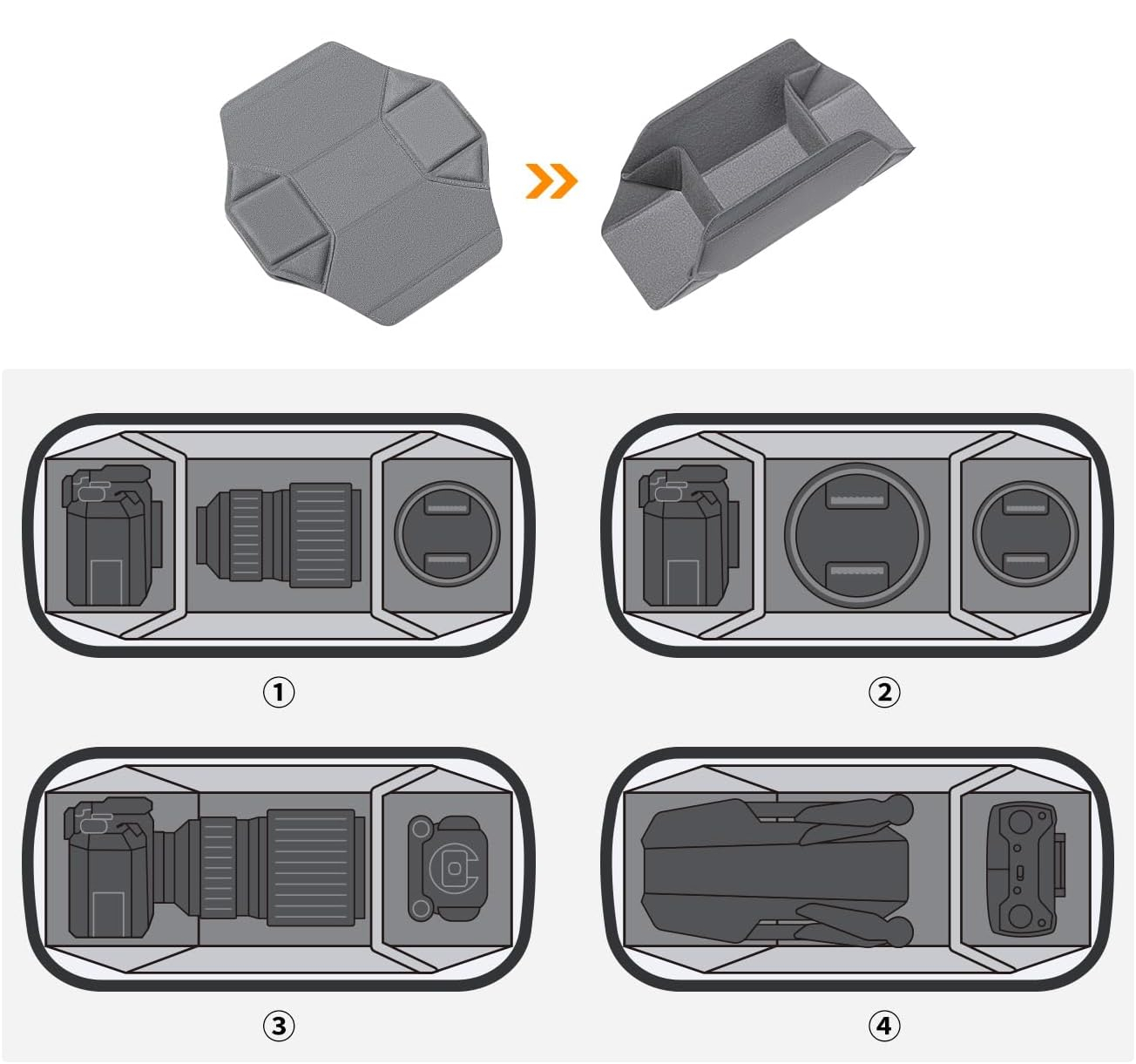 Czarna torba K&F Concept Alpha Camera Sling Bag 10L z wyjmowaną przegrodą