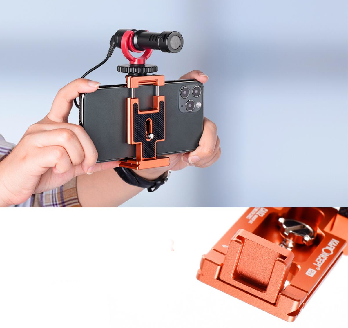 Aluminiowa konstrukcja CNC w płytce montażowej K&F Concept