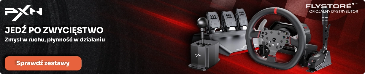 PXN — kierownice i pedały do simracingu. Sprawdź zestawy w FlyStore
