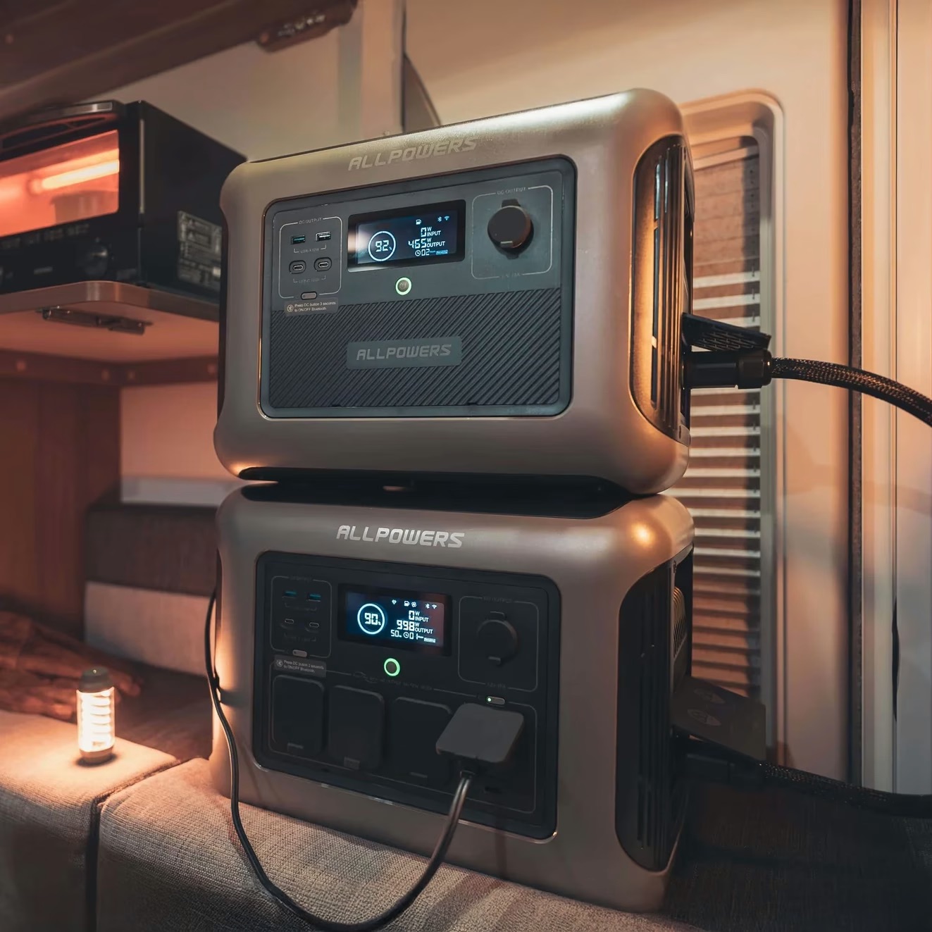 ALLPOWERS R2500 z 2× B1000 – zestaw 4320 Wh dla długiej autonomii
