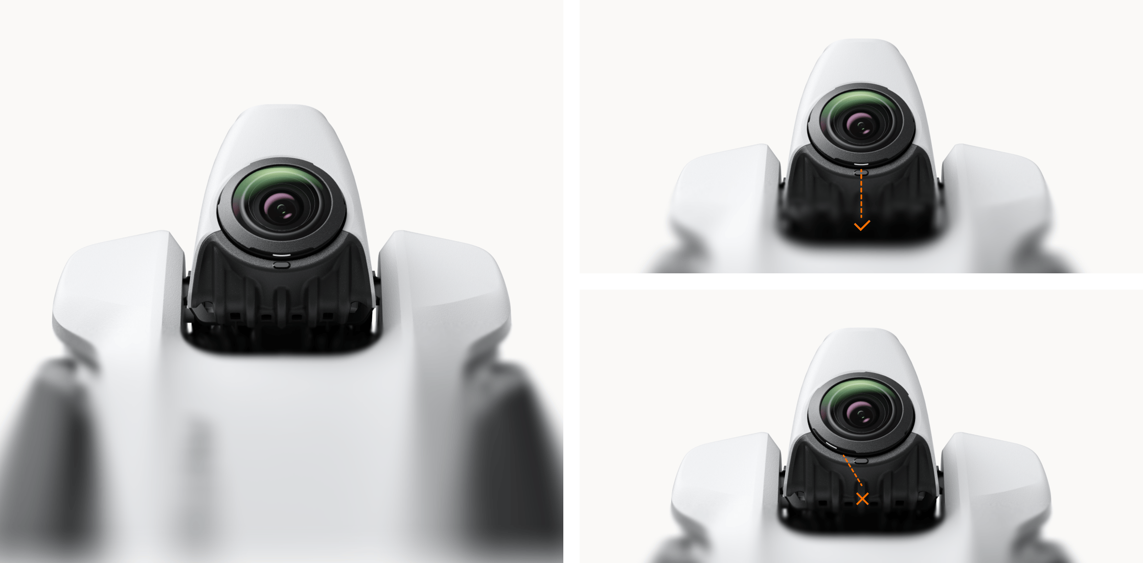 Schemat montażu soczewki w Antigravity A1