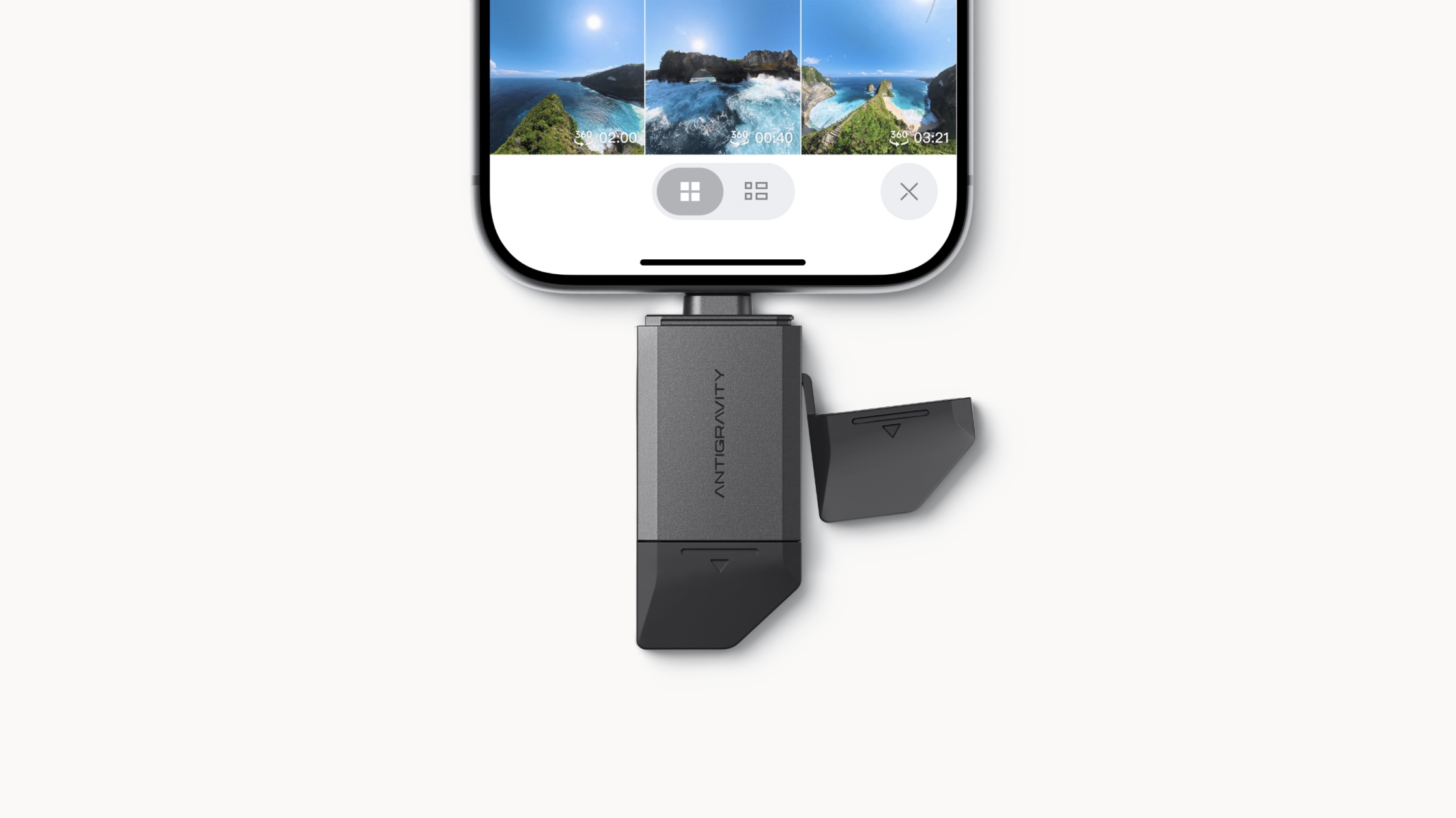 Czytnik Quick Reader podłączony do smartfona