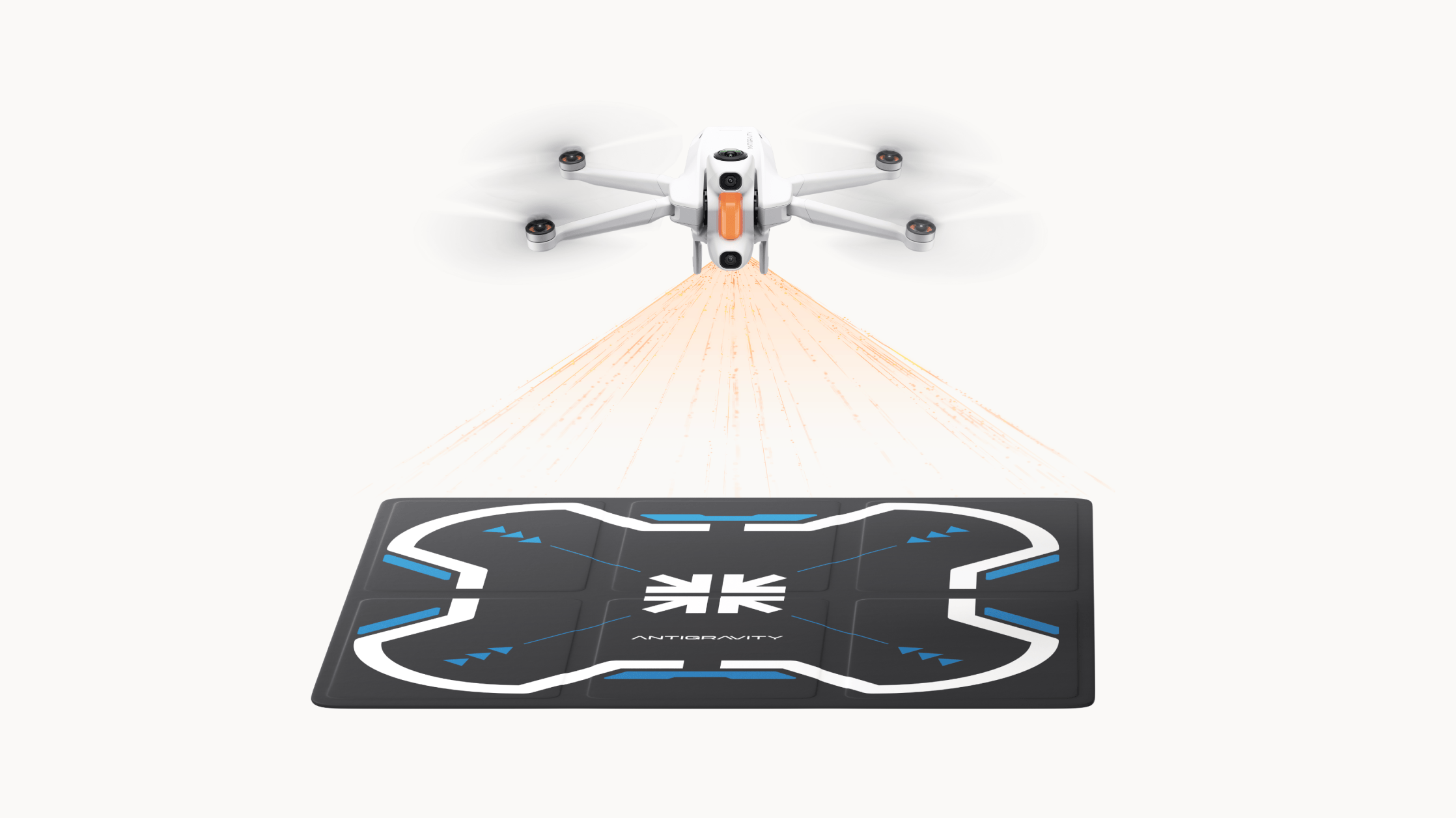 System wizyjny drona rozpoznający matę do lądowania