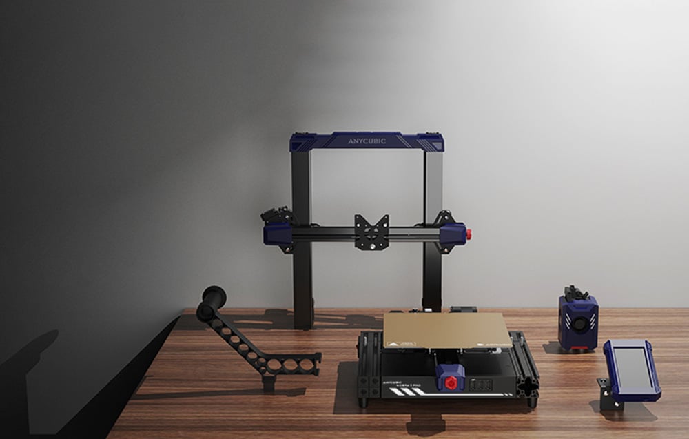 Anycubic Kobra 2 Pro magnetyczna płyta PEI i napinacze pasków osi