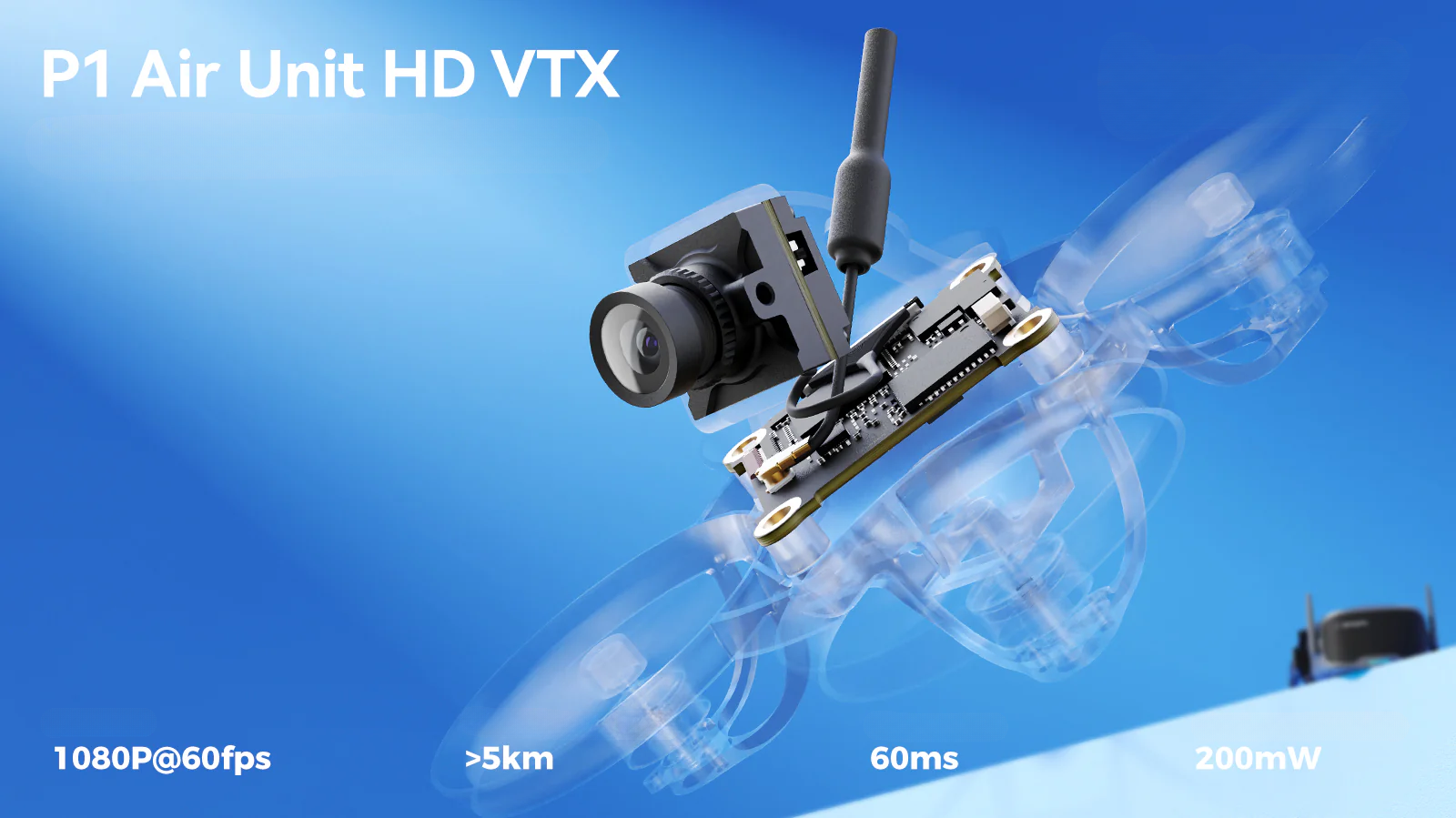 Jednostka BetaFPV P1 Air Unit HD VTX - najważniejsze cechy