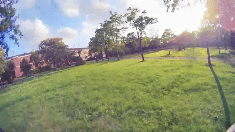Przykładowa jakość obrazu z kamery P1 Air Unit