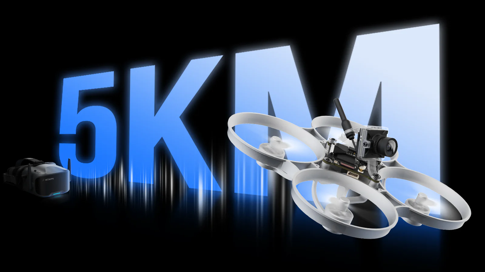 Zasięg transmisji wideo do 5km na systemie P1 Air Unit