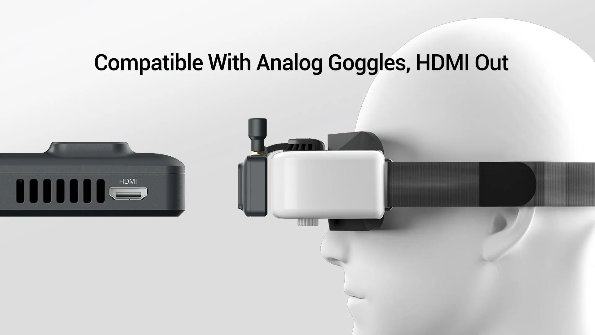 Złącze HDMI w odbiorniku Walksnail Avatar VRX