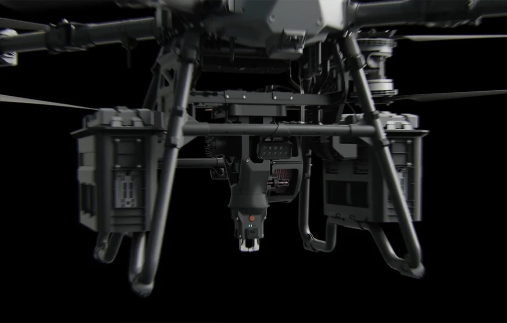 Wciągarka DJI DELIVERY FlyCart 100 – mechanizm haka i moduły zasilania