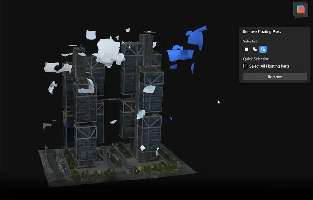 DJI Modify wizualizacja chmur punktów