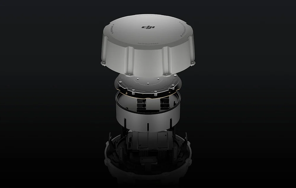Elementy konstrukcyjne stacji naziemnej DJI O4 Ground Station