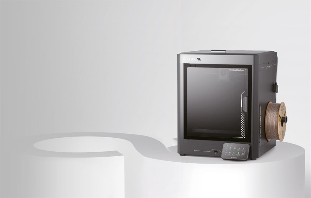 Zamknięta drukarka 3D ELEGOO Centauri Carbon z obudową z aluminium i stali
