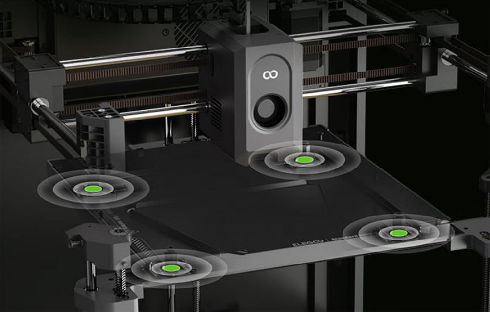 Automatyczne poziomowanie stołu w drukarce 3D ELEGOO Centauri Carbon