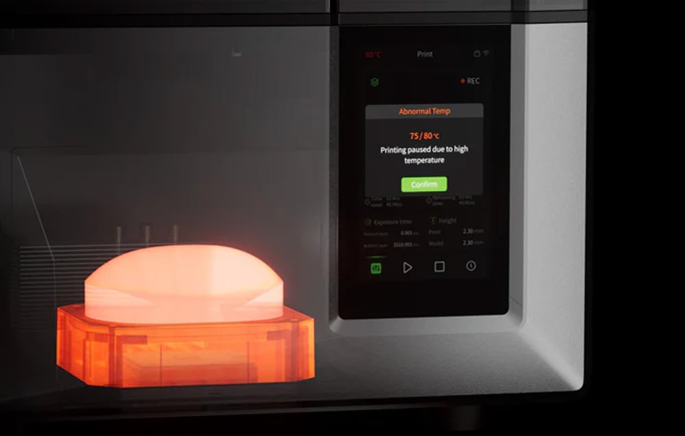System ochrony LED przed przegrzaniem w ELEGOO Mars 5