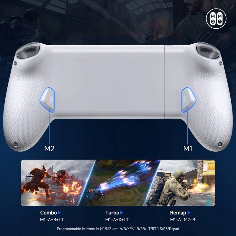 Przyciski mechaniczne Mecha-Tactile i D-pad