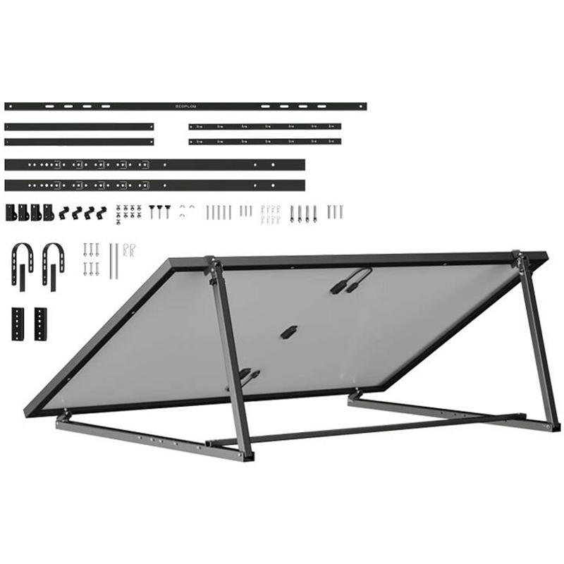 Regulowany uchwyt Ecoflow na panel PV 400W wolnostojący lub do montażu ściennego